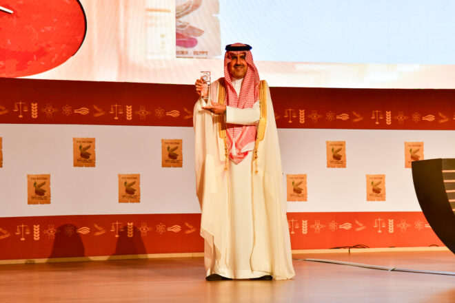 Dr. Hussam Alangari, President of the General Court of Audit of the Kingdom of Saudi Arabia, recipient of the INTOSAI Future Award.